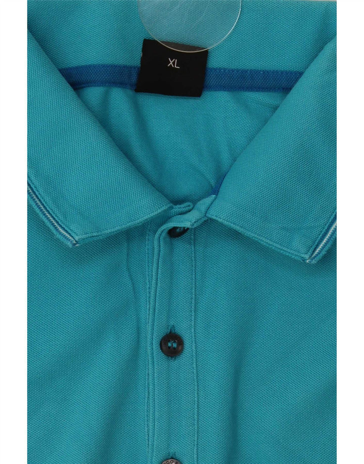 Hugo Boss Mens Regular Fit Polo Shirt XL Blue Cotton