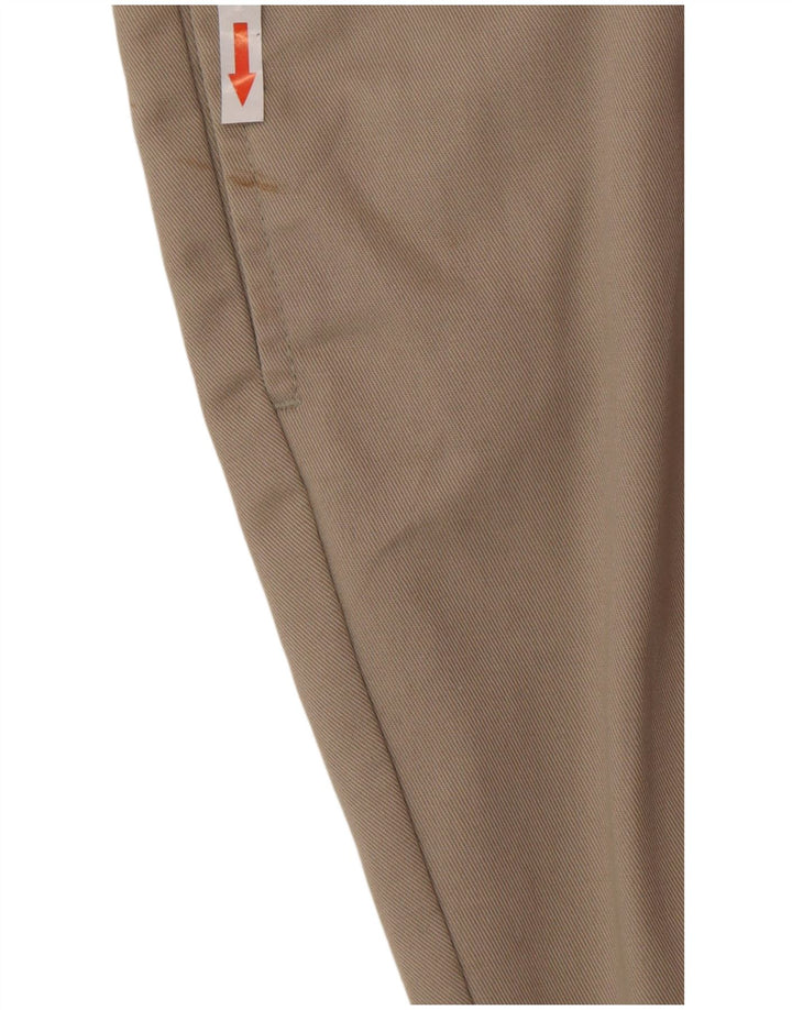 Izod Mens Pegged Chino Trousers W38 L25 Grey Cotton