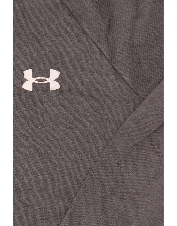 Under Armour Mens Sweatshirt Jumper Medium Grey Cotton