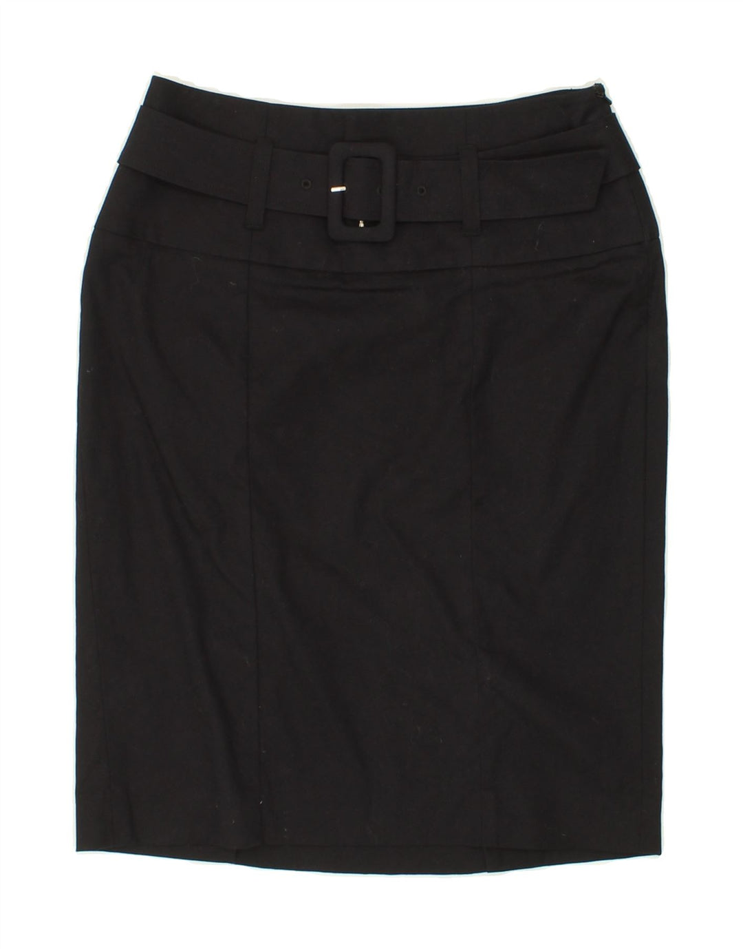 BENETTON Womens Pencil Skirt IT 40 Small W26  Black Cotton Vintage Benetton and Second-Hand Benetton from Messina Hembry 