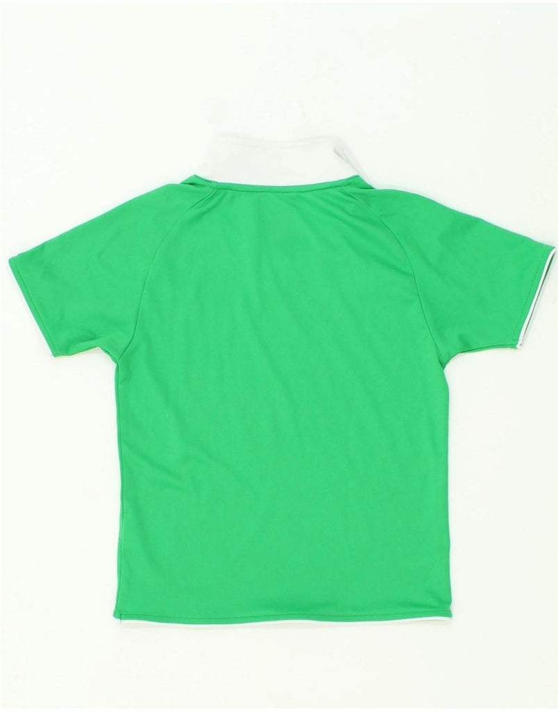 UMBRO Boys Polo Shirt 5-6 Years Green Polyester Vintage Umbro and Second-Hand Umbro from Messina Hembry 