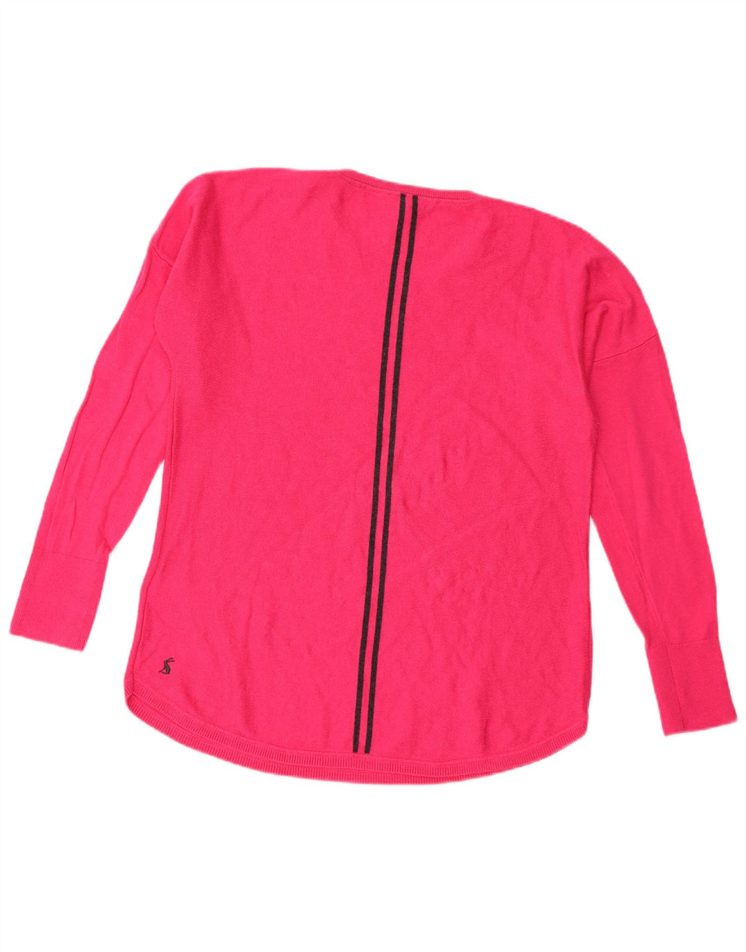 Joules Womens Crew Neck Jumper Sweater UK 12 Medium Pink Cotton
