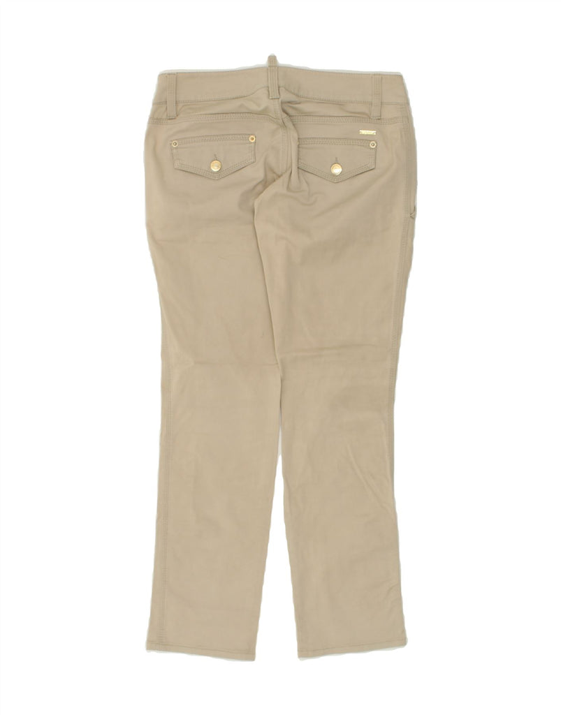 DSQUARED2 Womens Slim Chino Trousers EU 40 Medium W30 L29  Beige | Vintage Dsquared2 | Thrift | Second-Hand Dsquared2 | Used Clothing | Messina Hembry 