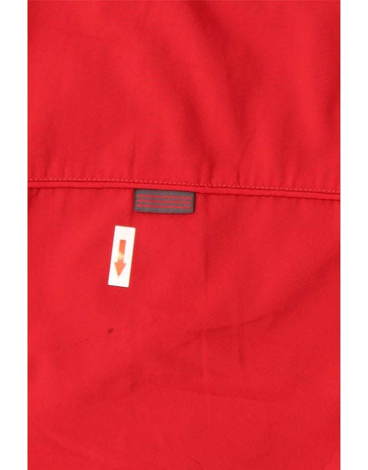 Adidas Mens Tracksuit Top Jacket XL Red Polyester