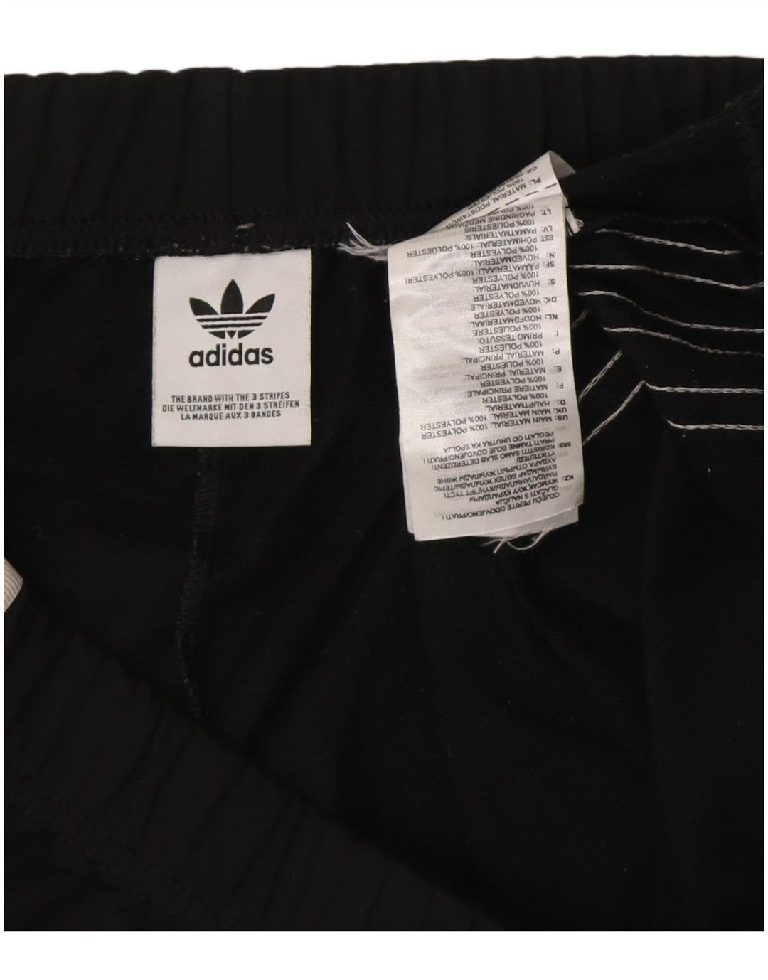 Adidas Womens Sport Shorts Large Black Polyester