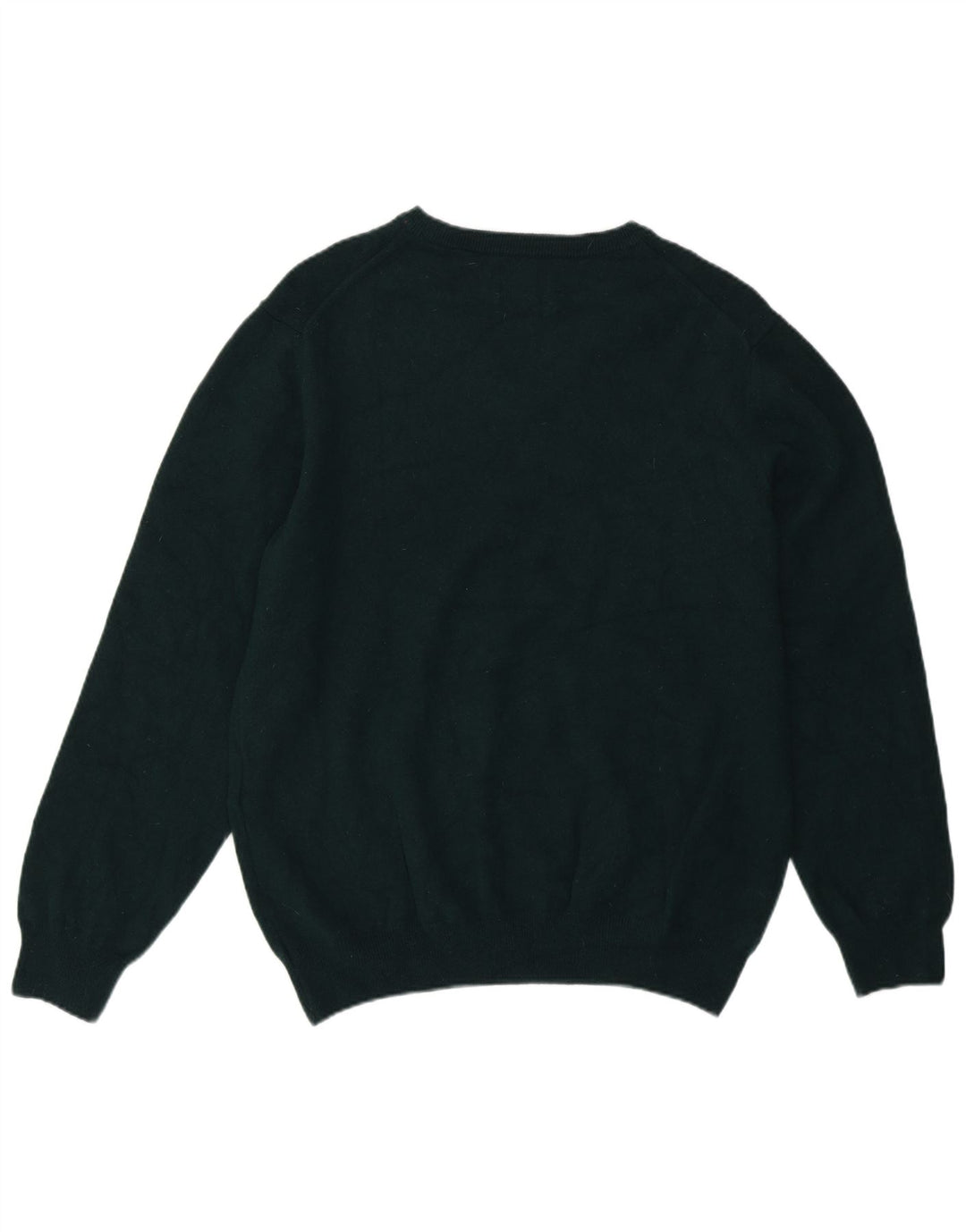 Gant Boys V-Neck Jumper Sweater 15-16 Years XL Green Lambswool