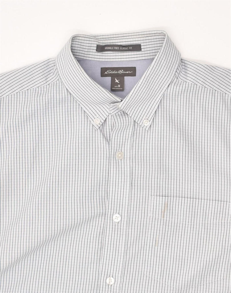 EDDIE BAUER Mens Classic Fit Shirt Medium Blue Check Cotton | Vintage Eddie Bauer | Thrift | Second-Hand Eddie Bauer | Used Clothing | Messina Hembry 