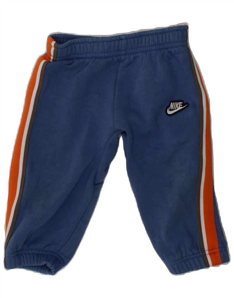NIKE Baby Boys Joggers Tracksuit Trousers 6-9 Months  Navy Blue Cotton Vintage Nike and Second-Hand Nike from Messina Hembry 