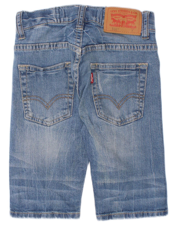 Levi's Boys 511 Slim Fit Denim Shorts 3-4 Years W20 Blue Cotton