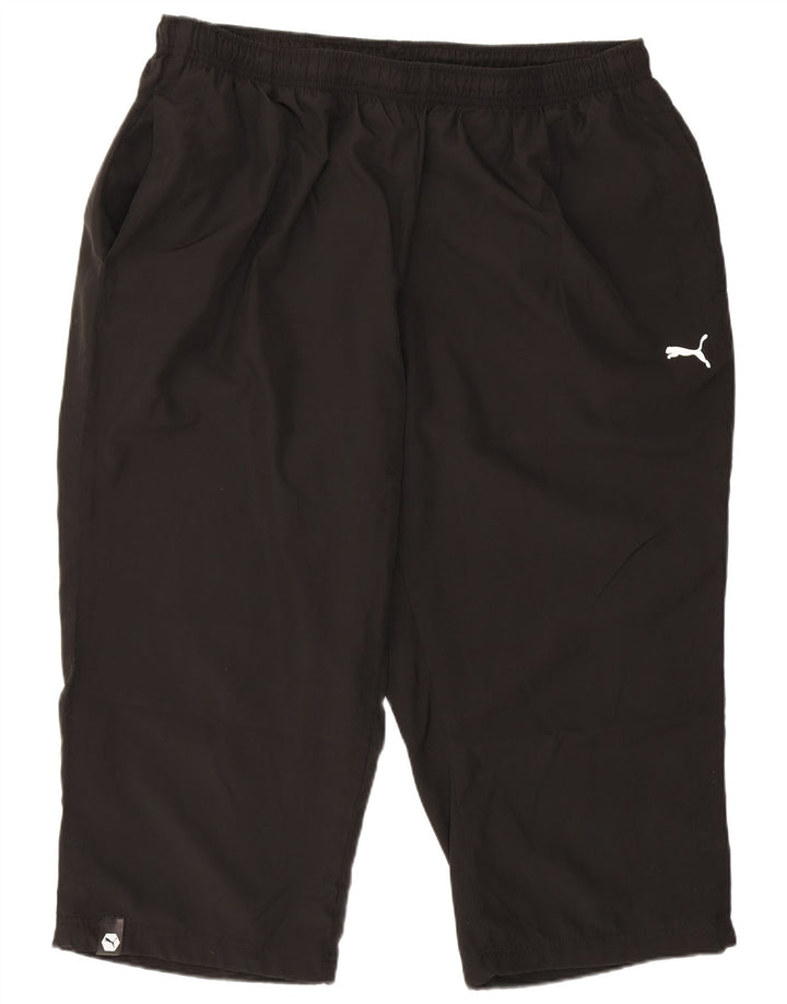 Puma Mens Graphic Bermuda Sport Shorts 2XL Black