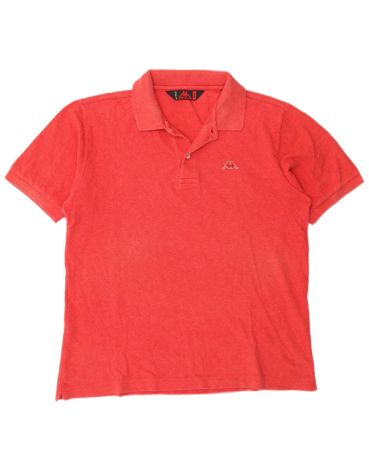 Kappa Mens Polo Shirt Small Red Cotton