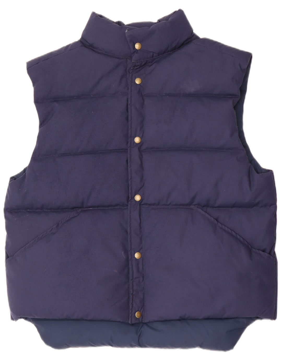 Tempco Mens Padded Gilet UK 42 XL Navy Blue Polyester
