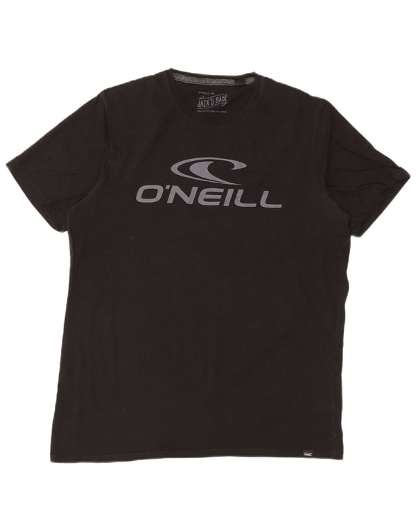 O'Neill Mens Graphic T-Shirt Top Medium Black Cotton