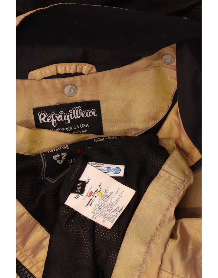 Refrigiwear Girls Hooded Rain Jacket 13-14 Years Beige Polyamide