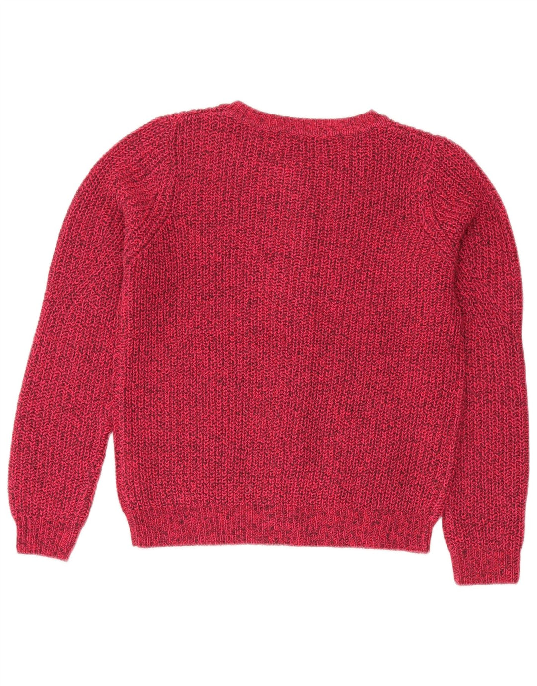 Marks & Spencer Womens Oversized Cardigan Sweater UK 10 Small Pink Flecked