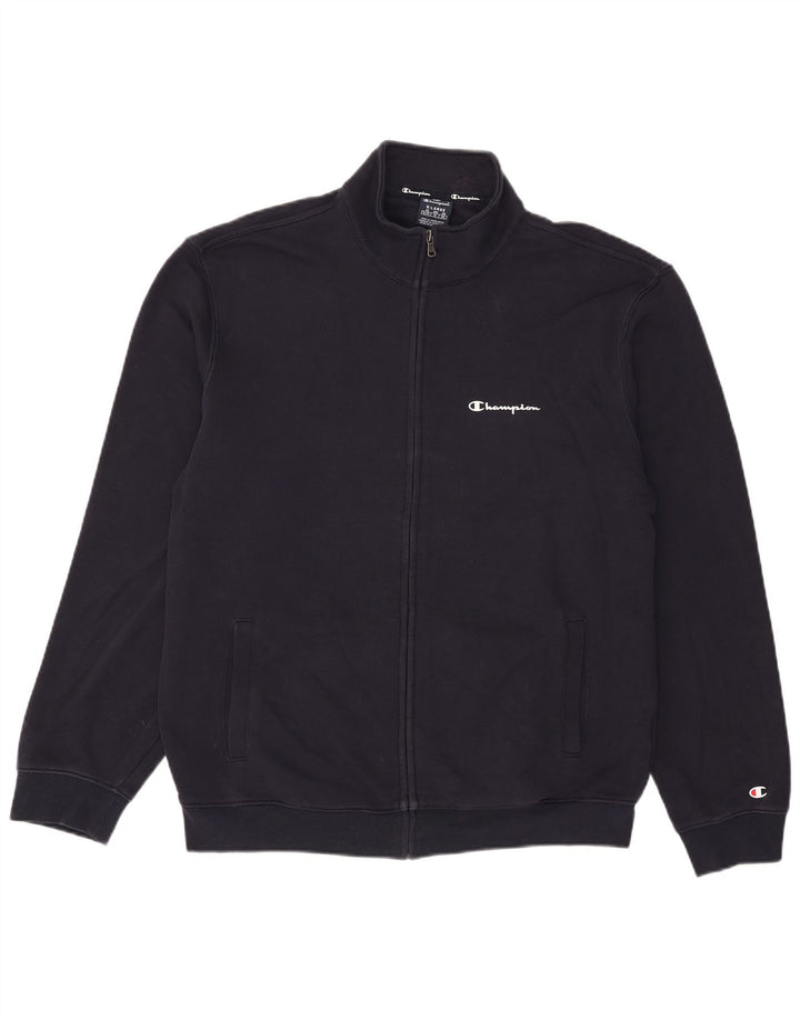 Champion Mens Tracksuit Top Jacket XL Navy Blue