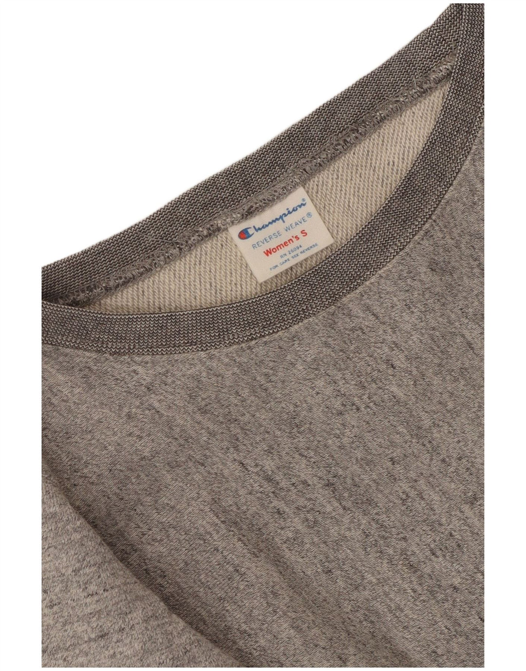 Champion Womens Sweatshirt Jumper UK 10 Small Grey Colourblock