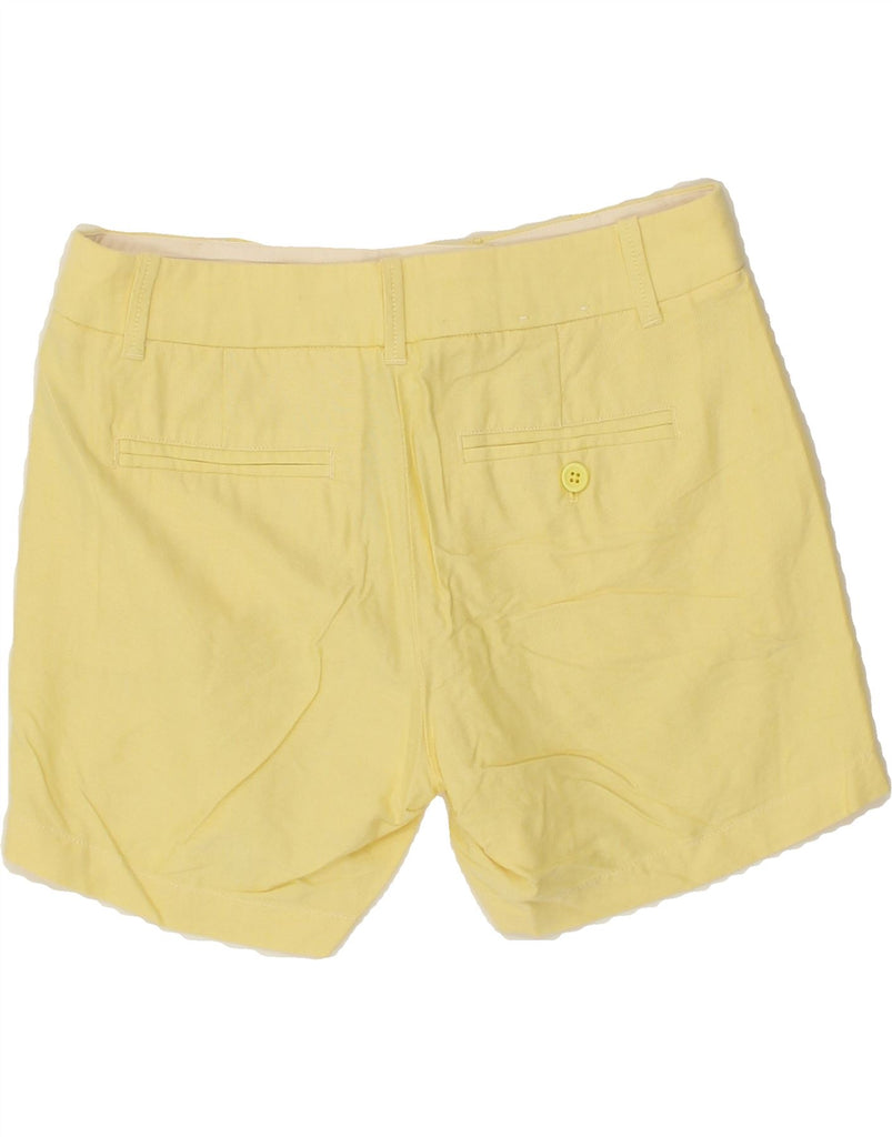 J. CREW Womens Chino Shorts US 2 XS W30  Yellow Cotton | Vintage J. Crew | Thrift | Second-Hand J. Crew | Used Clothing | Messina Hembry 