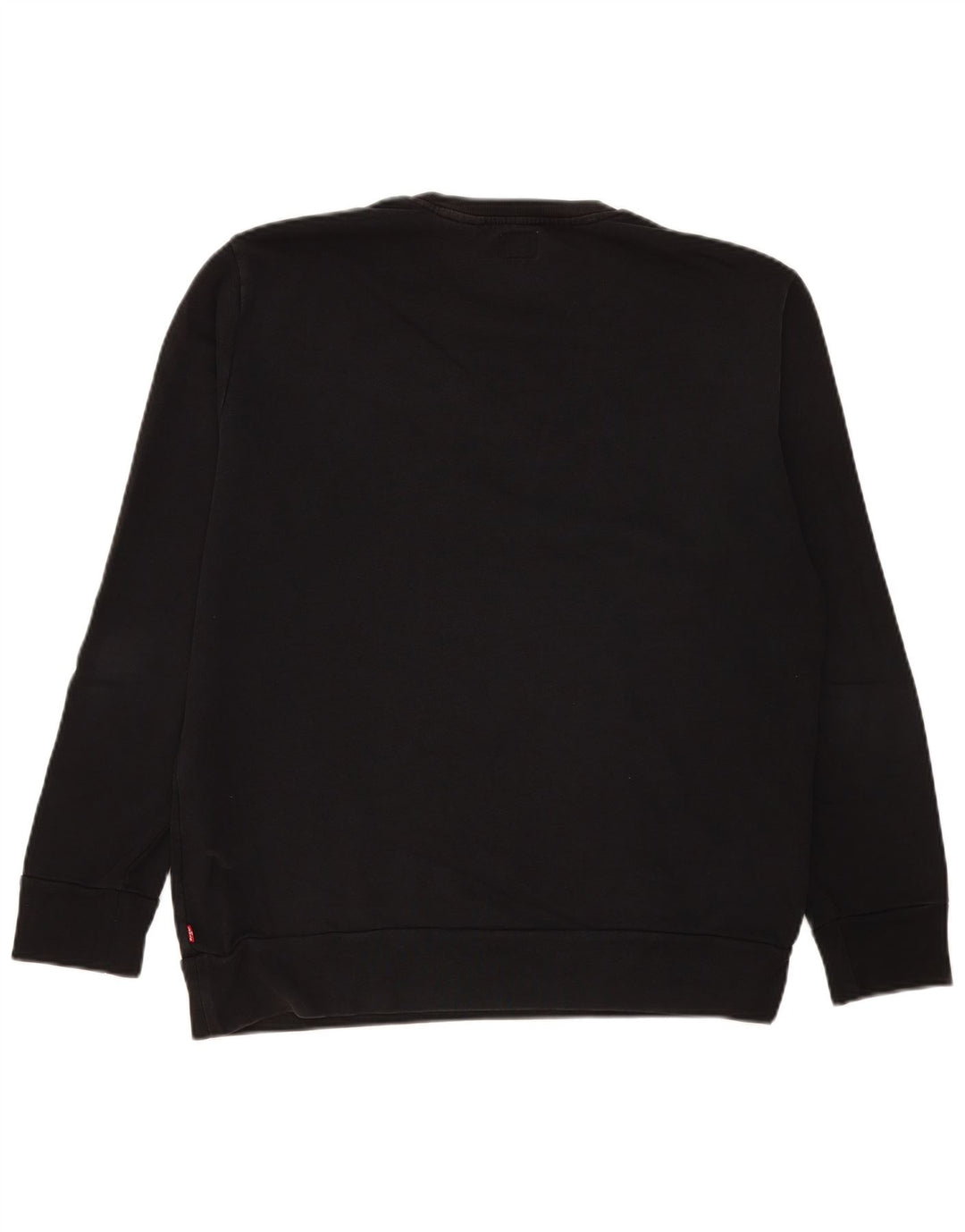 Levi's Mens Graphic Sweatshirt Jumper Large Black Cotton