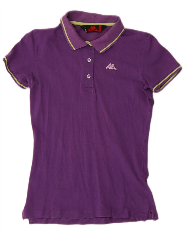 Kappa Womens Polo Shirt UK 10 Small Purple