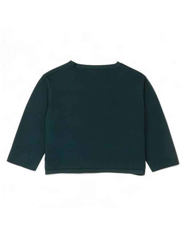 Phase Eight Womens 3/4 Sleeve Bolero Jumper UK 14 Medium Green Viscose