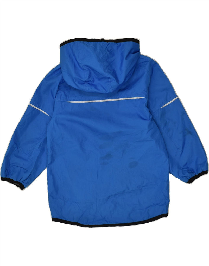 OSH KOSH Boys Hooded Rain Jacket 5-6 Years Medium Blue Polyester | Vintage Osh Kosh | Thrift | Second-Hand Osh Kosh | Used Clothing | Messina Hembry 