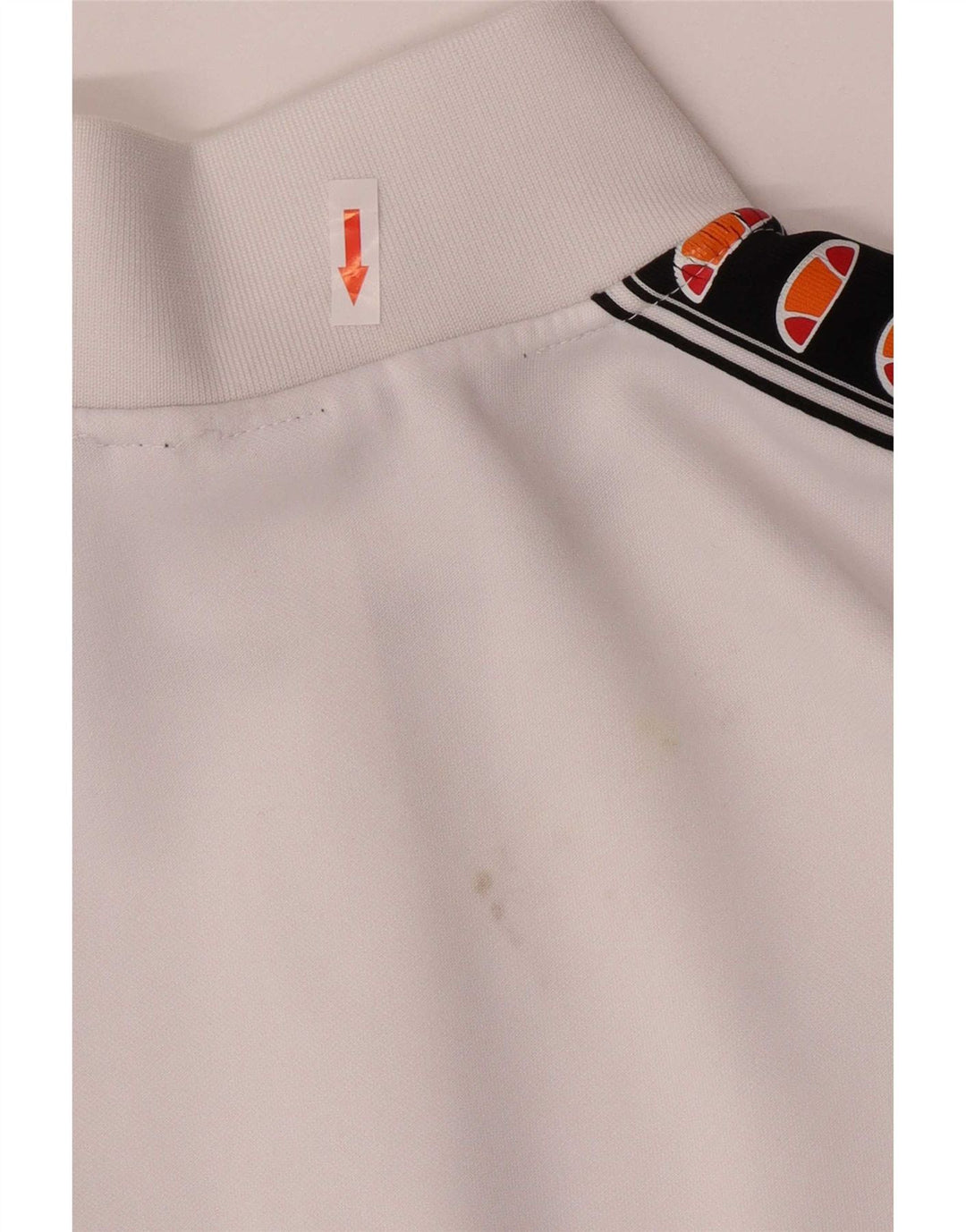 Ellesse Mens Tracksuit Top Jacket Small White Polyester Sports