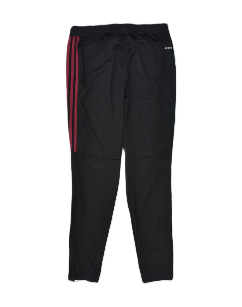 ADIDAS Womens Tracksuit Trousers UK 12-14 Medium Black Polyester | Vintage Adidas | Thrift | Second-Hand Adidas | Used Clothing | Messina Hembry 