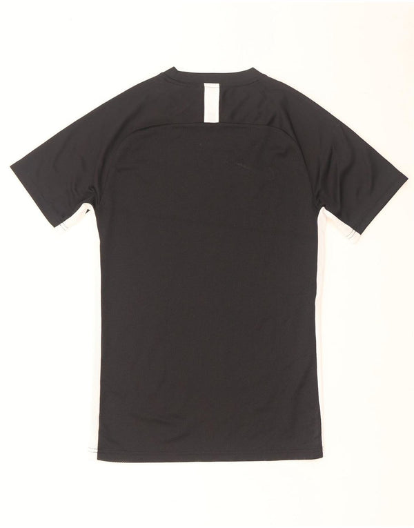 Nike Mens Dri Fit T-Shirt Top Small Black Colourblock