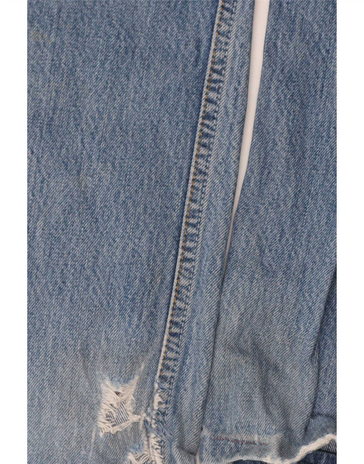 Levi's Mens 501 Straight Jeans W34 L27 Blue Cotton