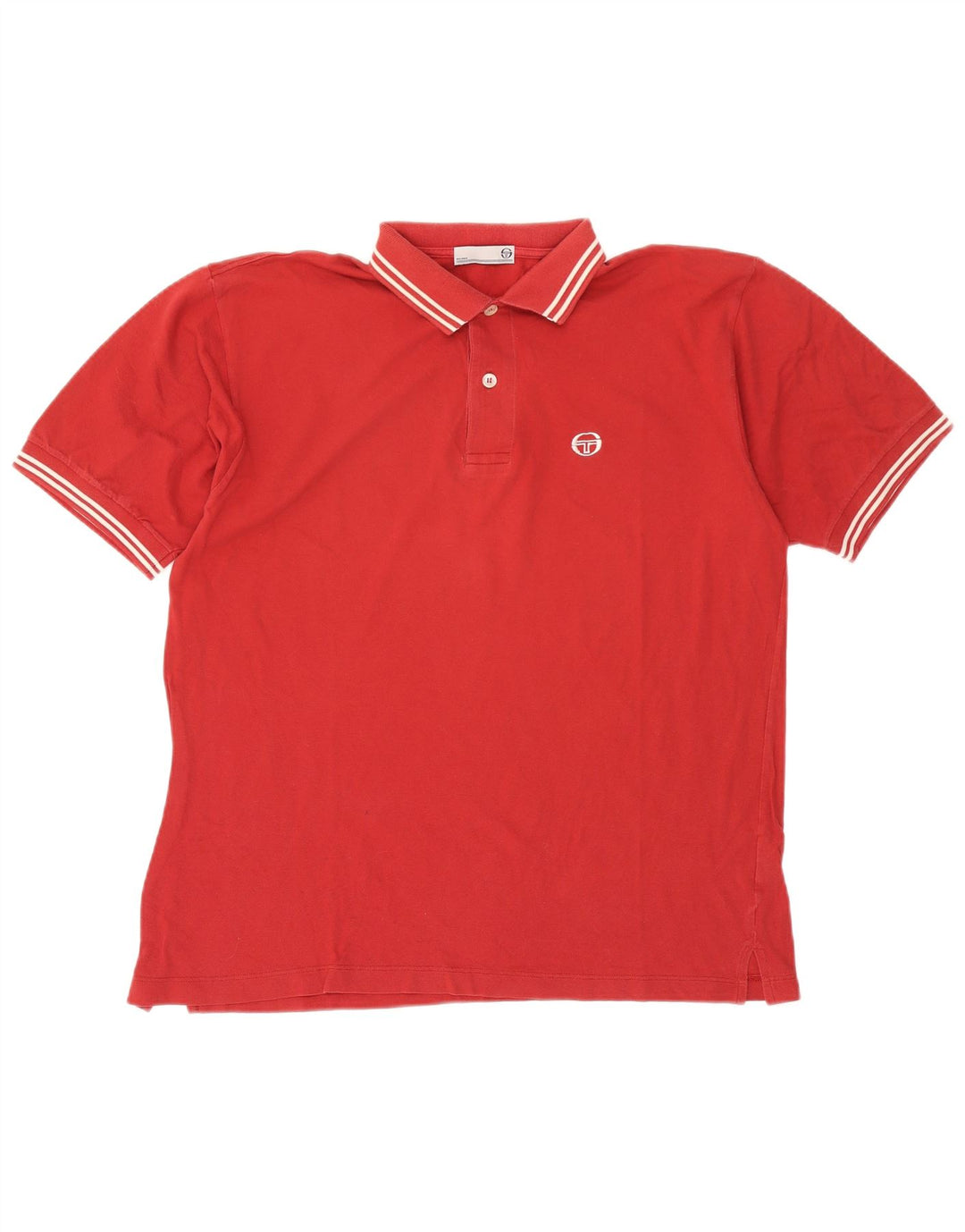 Sergio Tacchini Mens Polo Shirt XL Red