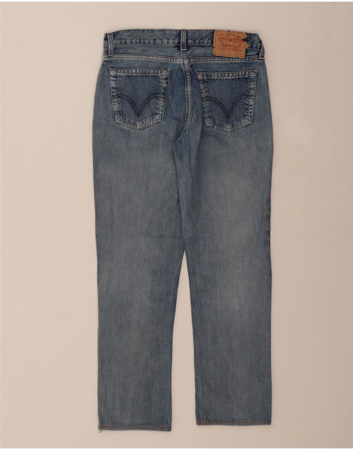 Levi's Mens Straight Jeans W29 L27 Blue Cotton