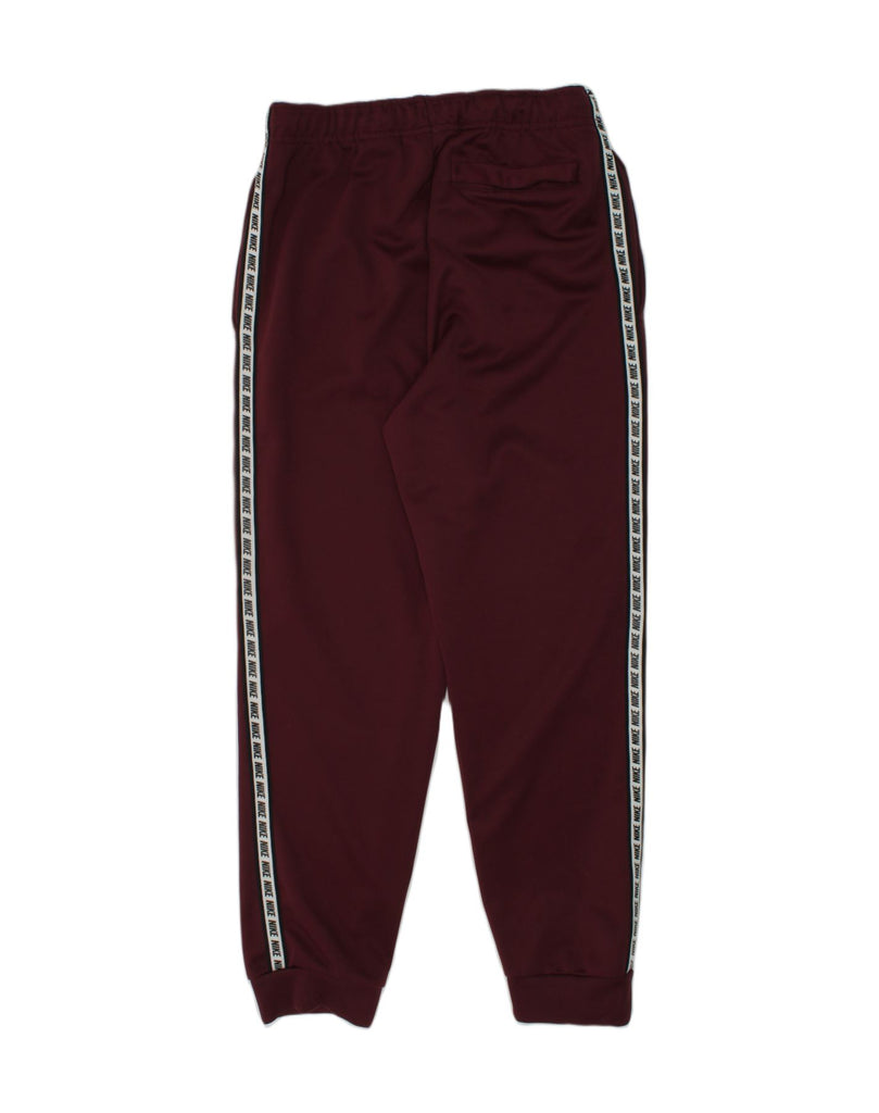 NIKE Girls Tracksuit Trousers Joggers 15-16 Years XL  Burgundy Polyester | Vintage Nike | Thrift | Second-Hand Nike | Used Clothing | Messina Hembry 