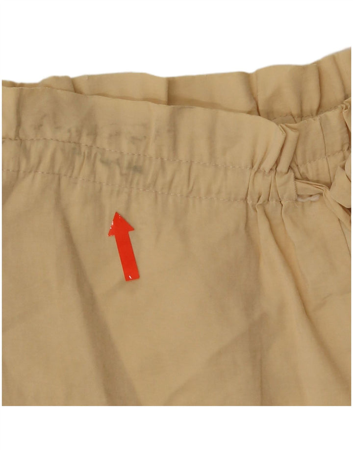 Zara Womens Hot Pants UK 4 XS W24 Beige Modal