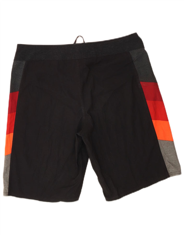 Billabong Mens Swimming Shorts Medium Black Colourblock Polyester