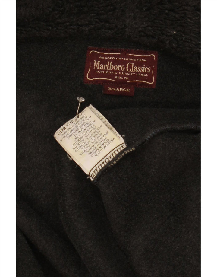 Marlboro Classics Mens Hooded Bomber Jacket UK 42 XL Multicoloured Check