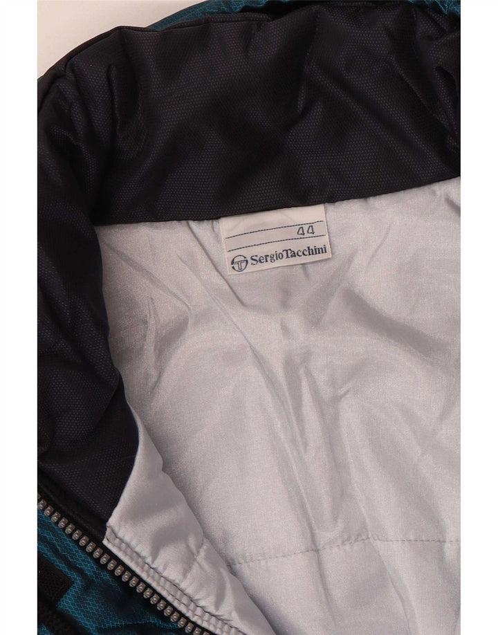 Sergio Tacchini Womens Ski Jumpsuit IT 44 Medium Blue Nylon