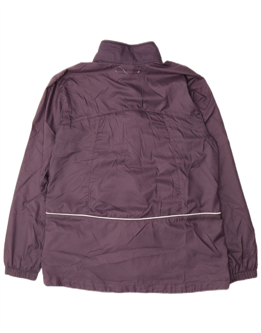 NIKE Womens Rain Jacket US 8/10 Medium Purple Polyester
