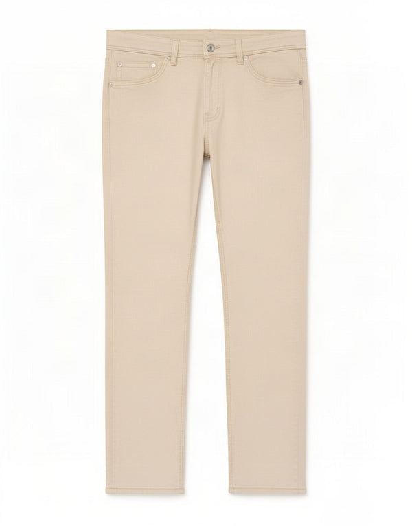 Diesel Mens Straight Casual Trousers W36 L33 Off White Cotton