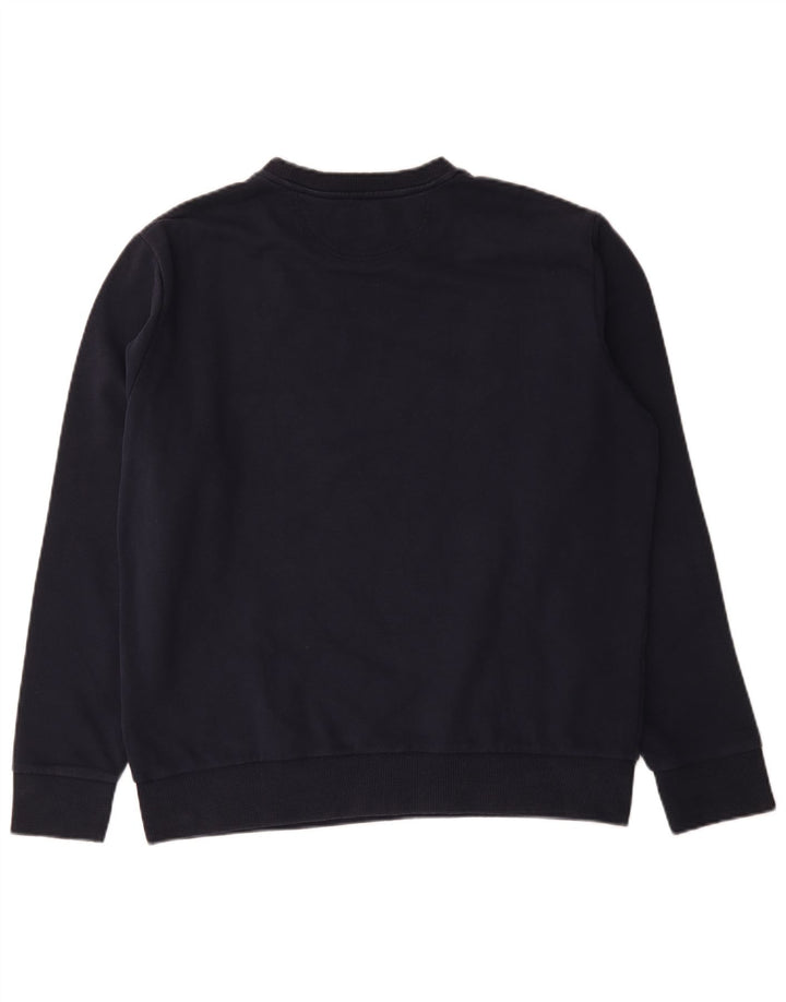Timberland Mens Sweatshirt Jumper Large Navy Blue Cotton