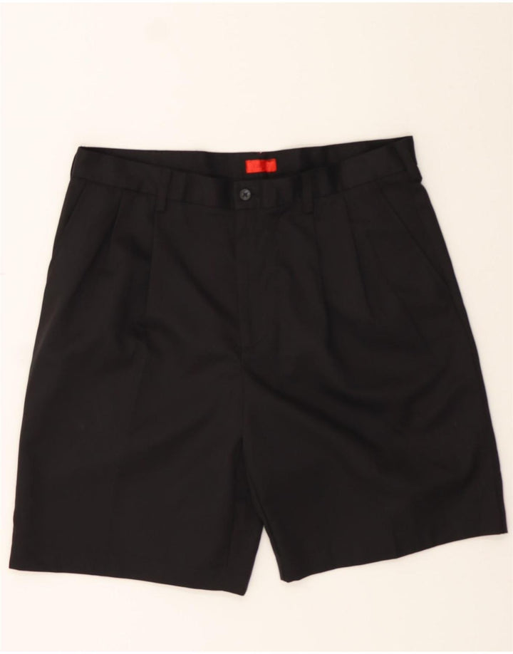 IZOD Mens Pegged Chino Shorts W36 Large Black Polyester Vintage Izod and Second-Hand Izod from Messina Hembry 