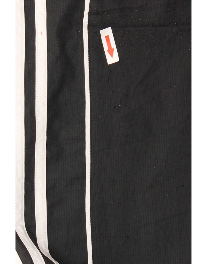 Adidas Mens Tracksuit Trousers Joggers Medium  Black Colourblock Polyester
