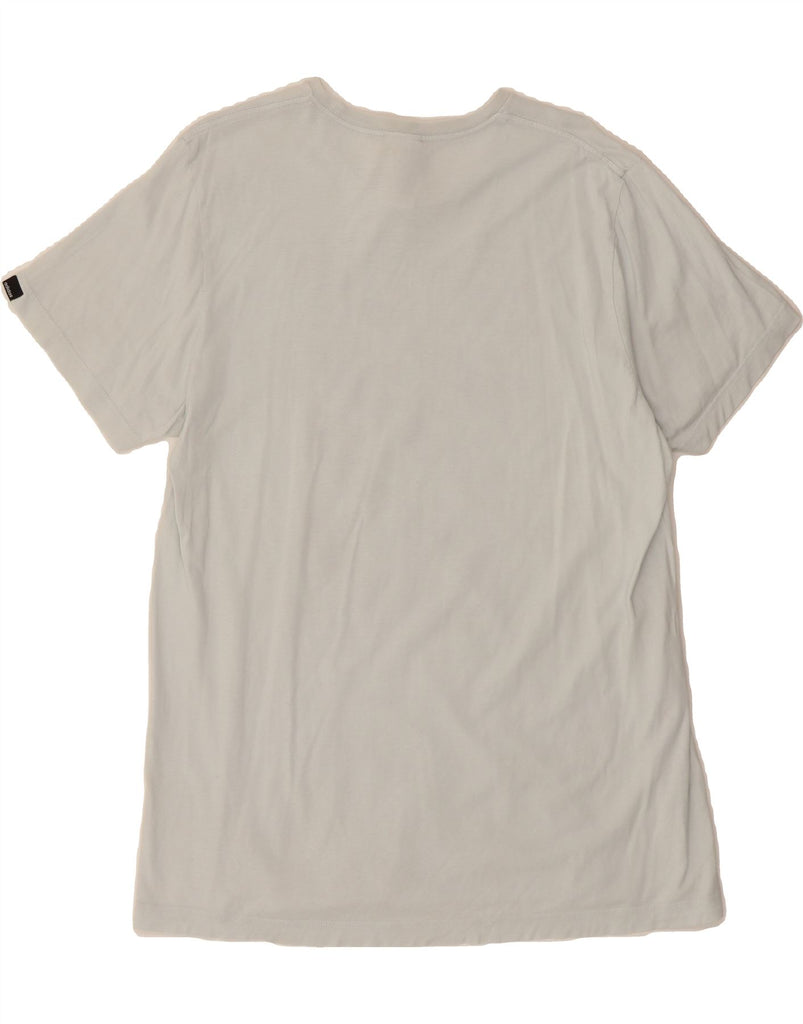 ADIDAS Mens Graphic T-Shirt Top Large White Cotton Vintage Adidas and Second-Hand Adidas from Messina Hembry 