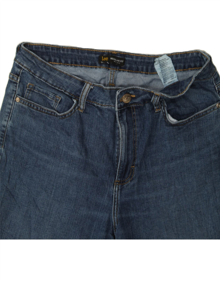 LEE Womens Regular Fit Denim Shorts US 14 XL W34  Blue Cotton Vintage Lee and Second-Hand Lee from Messina Hembry 