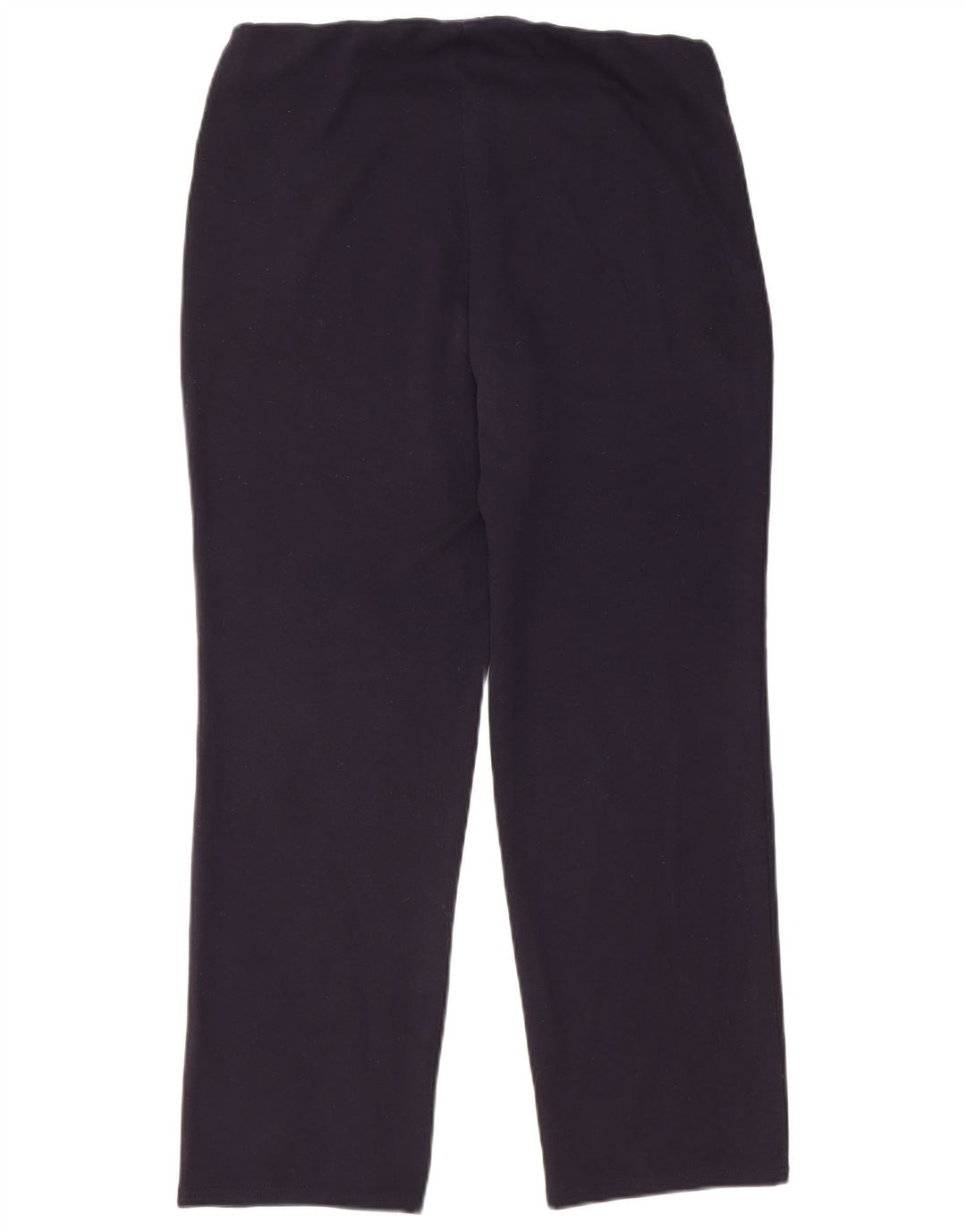 Marks & Spencer Womens Casual Trousers UK 12 Medium W30 L28 Navy Blue