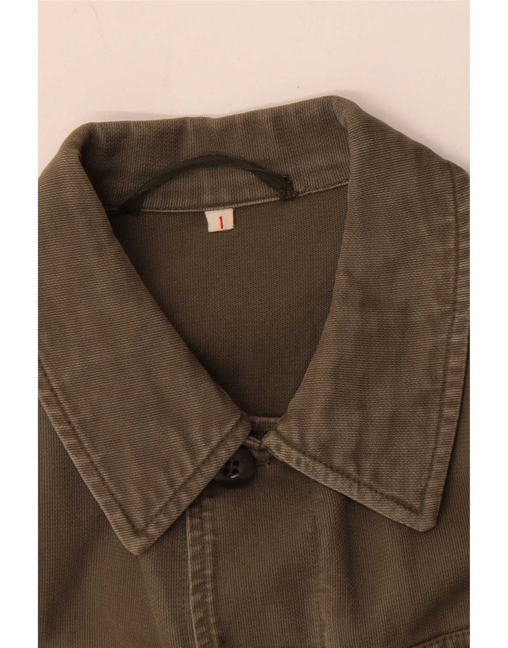 Vintage Womens Military Shirt UK 10 Small Khaki