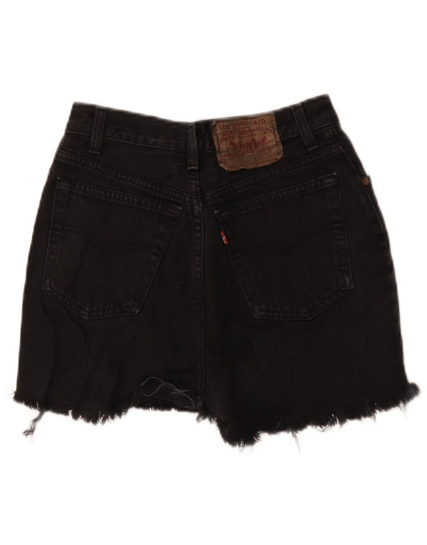 Levi's Womens Denim Shorts W24 XS Black