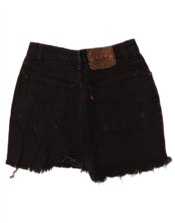 Levi's Womens Denim Shorts W24 XS Black