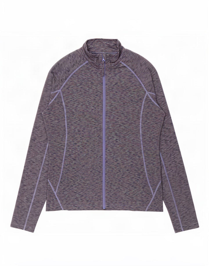 Mountain Warehouse Womens Tracksuit Top Jacket UK 10 Small Grey Flecked