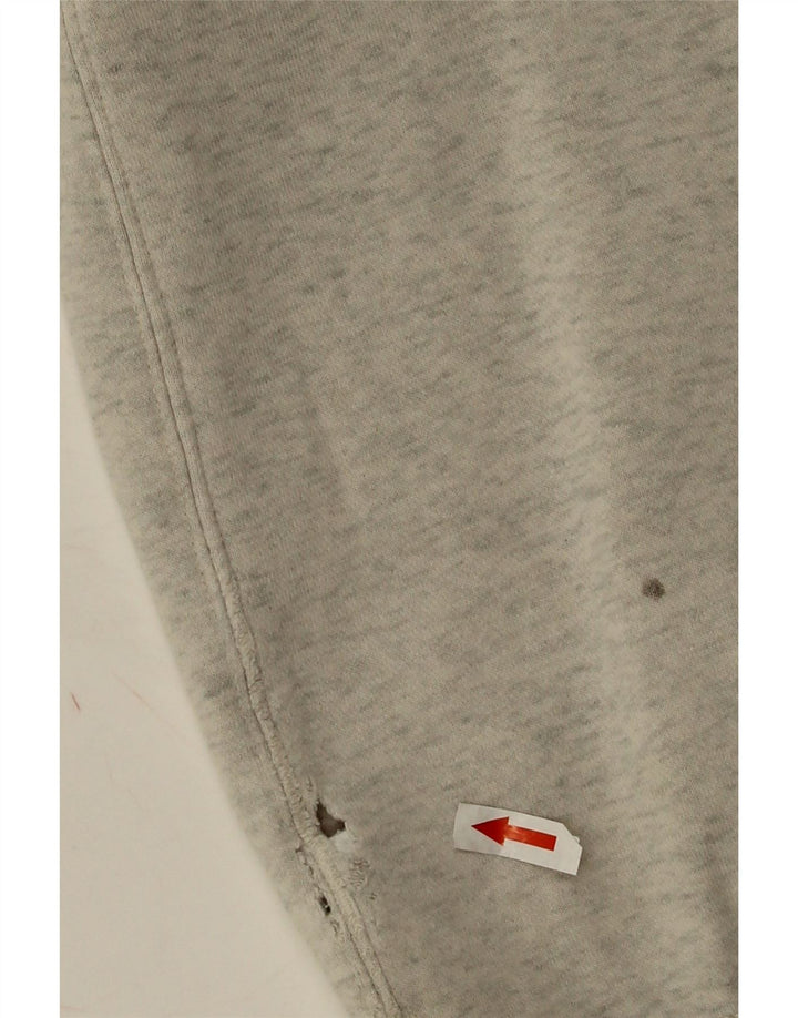 Nike Mens Graphic Hoodie Jumper Medium Grey Cotton